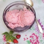 Strawberry-Basil Ice Cream